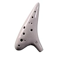 オカリナ ホワイト Amazon | オカリナ オカリナ 12穴 アルト C調律オカリナ 12穴